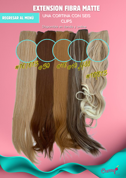 Extension Extra Larga con Clips/Broches