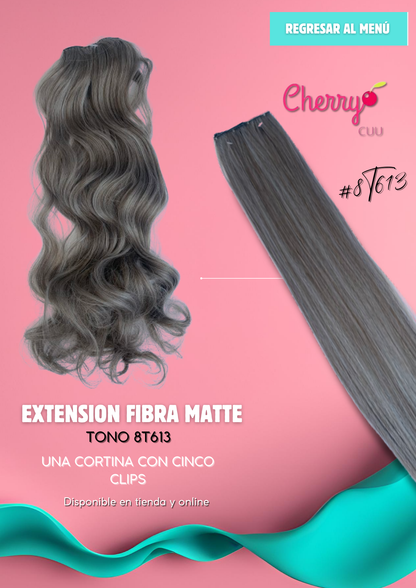 Extension de cabello de una cortina, modelo Lacio.