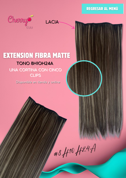 Extension de cabello de una cortina, modelo Lacio.