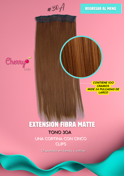 Extension de cabello de una cortina, modelo Lacio.