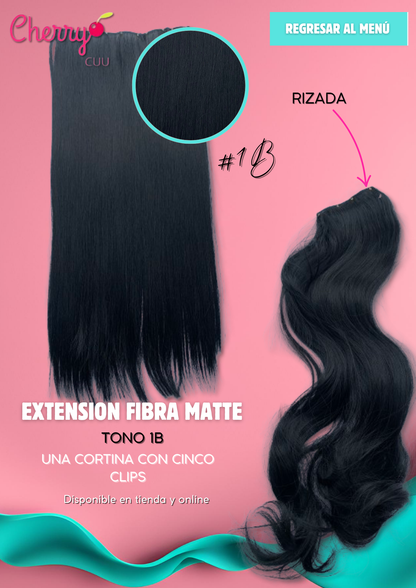 Extension de cabello de una cortina, modelo Lacio.