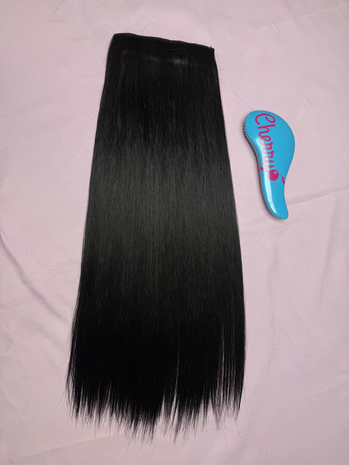 Extensión lacia con clips