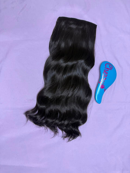 Extensión ondulada con clips