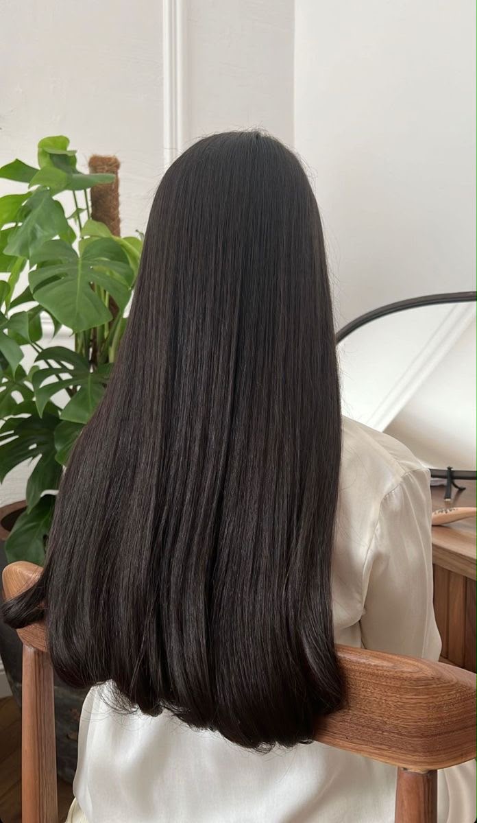 Extensión lacia con clips