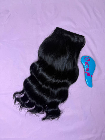 Extensión ondulada con clips