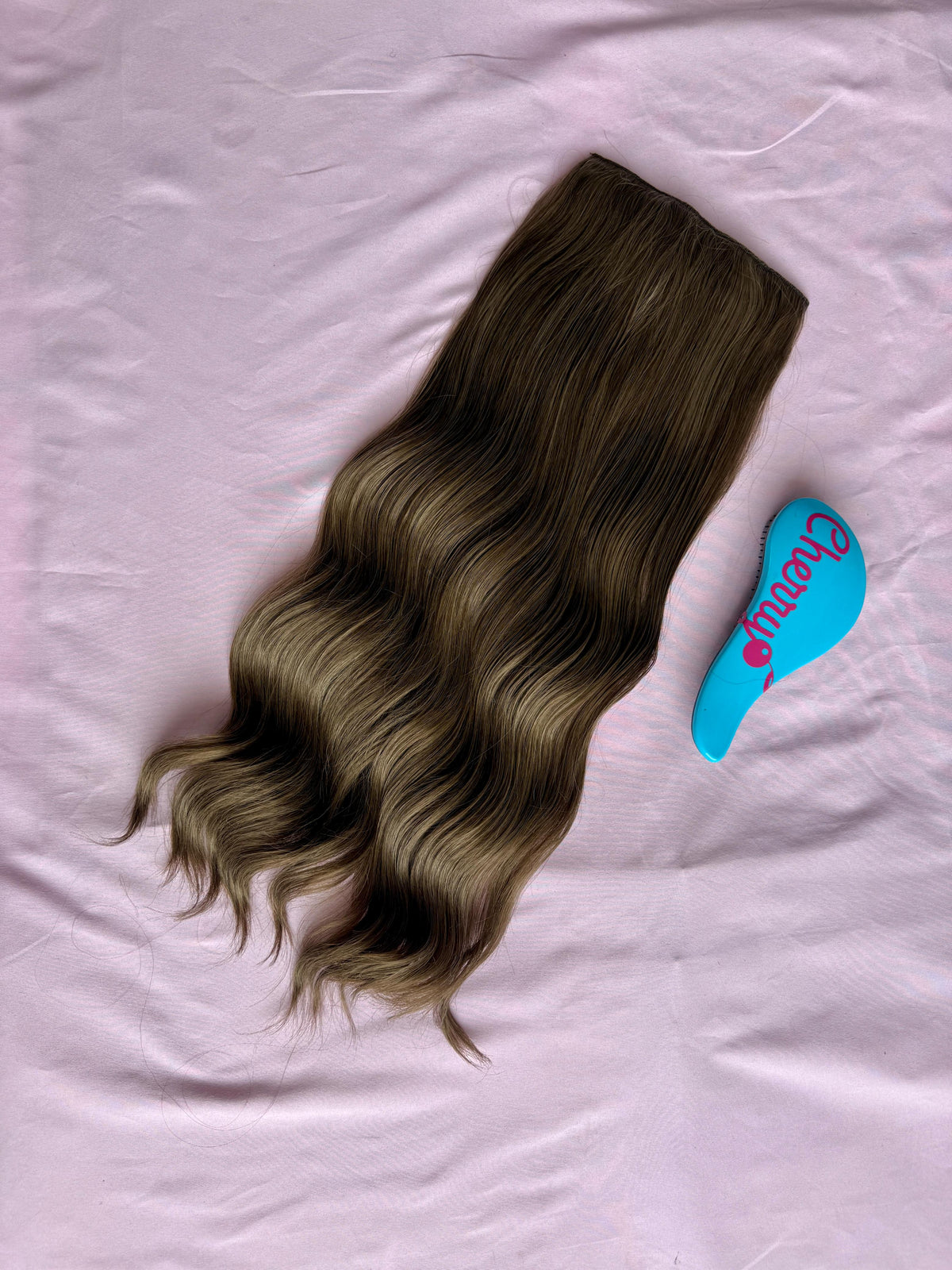 Extensión ondulada con clips