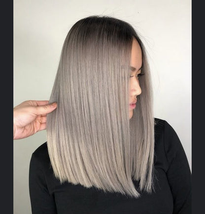 Extensión lacia con clips