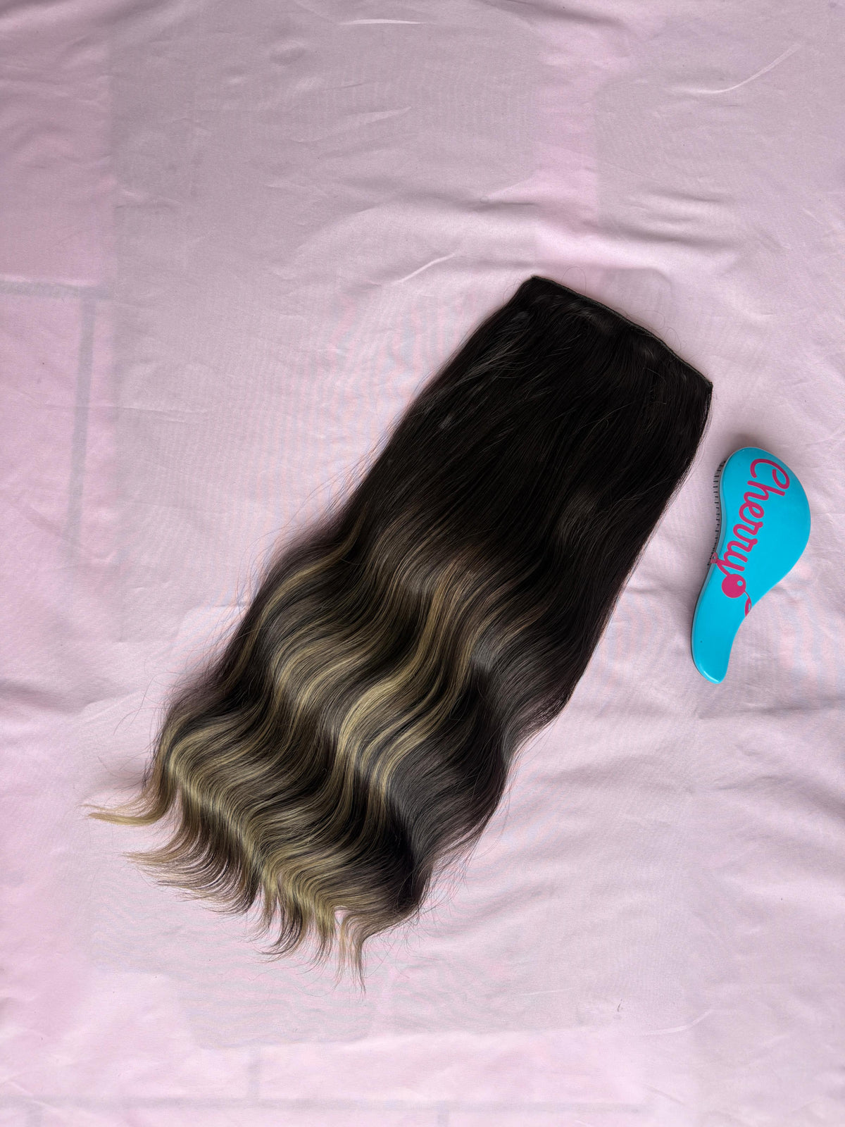 Extensión ondulada con clips