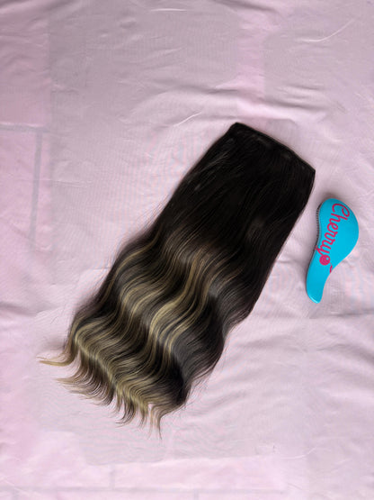 Extensión ondulada con clips