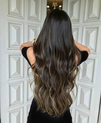 Extensión ondulada con clips