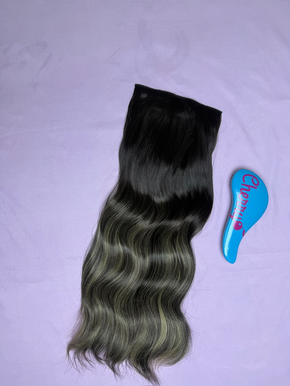Extensión ondulada con clips