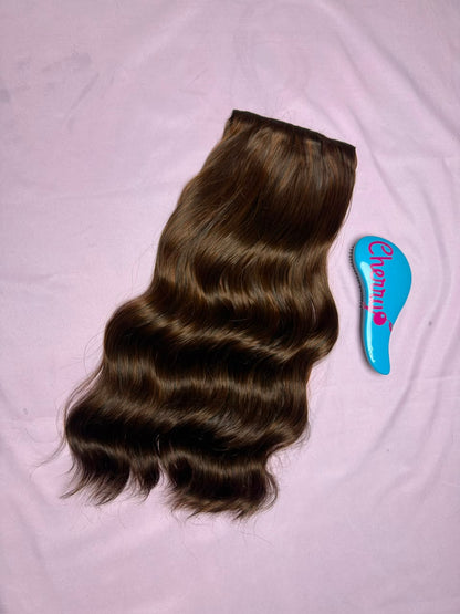Extensión ondulada con clips