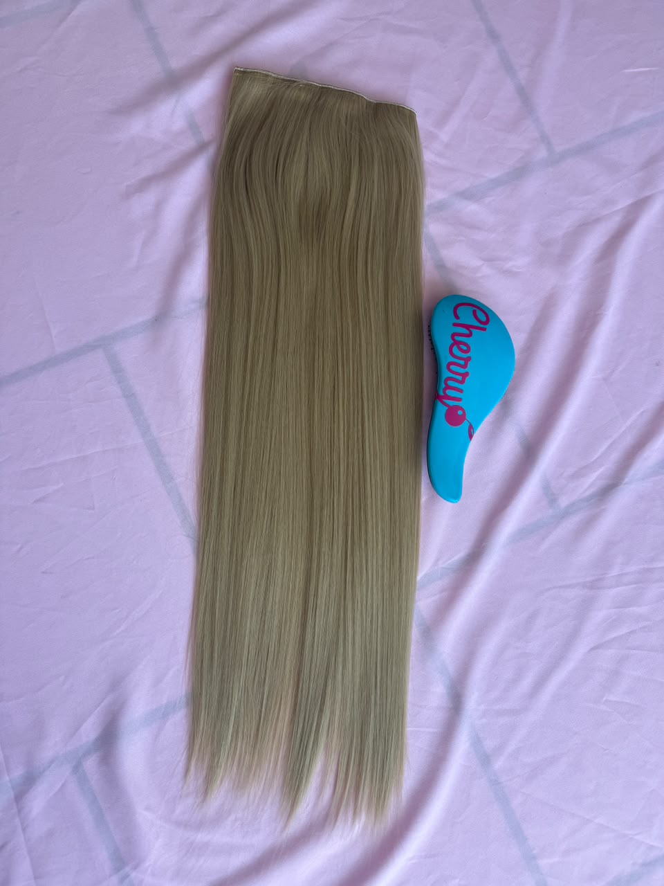 Extensión lacia con clips