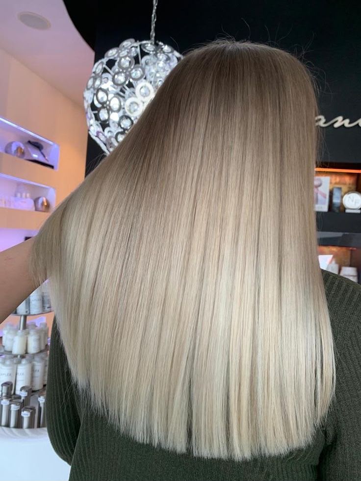 Extensión lacia con clips