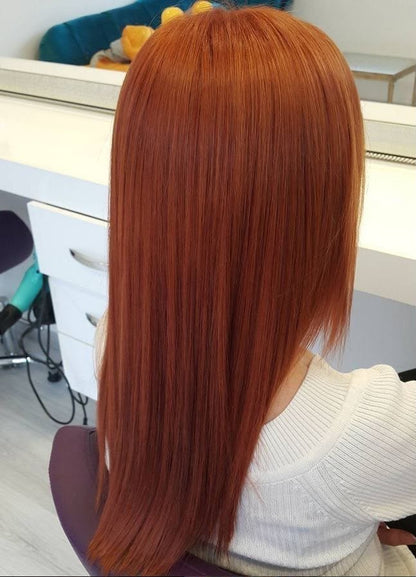 Extensión lacia con clips